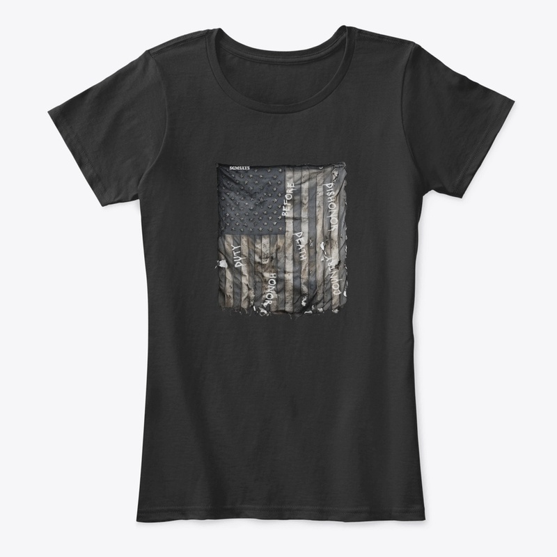 Duty Honor Country Flag - Women's Comfort Tee - Women's Comfort Tee - Women's Comfort Tee - Women's Comfort Tee