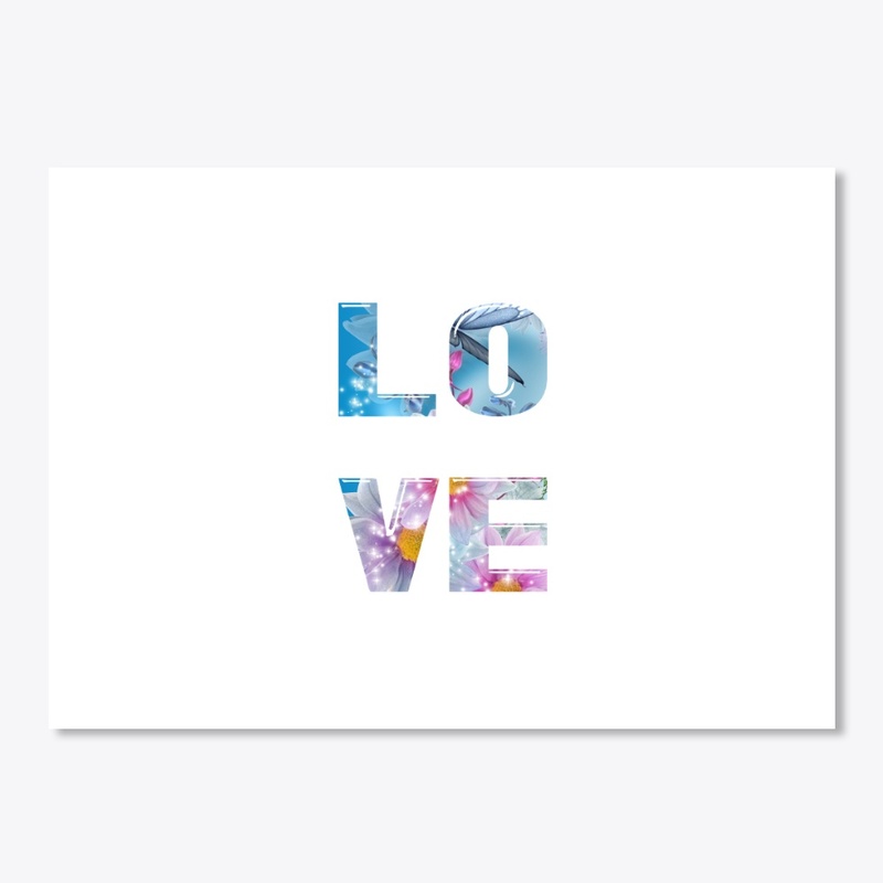 Love Print half and Long Sleeves T-shirt