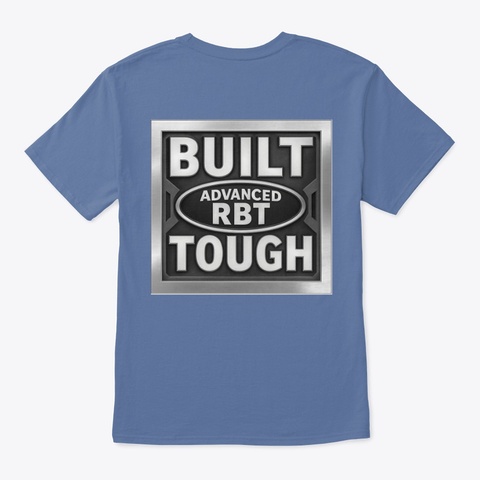 Built Rbt Tough Denim Blue T-Shirt Back