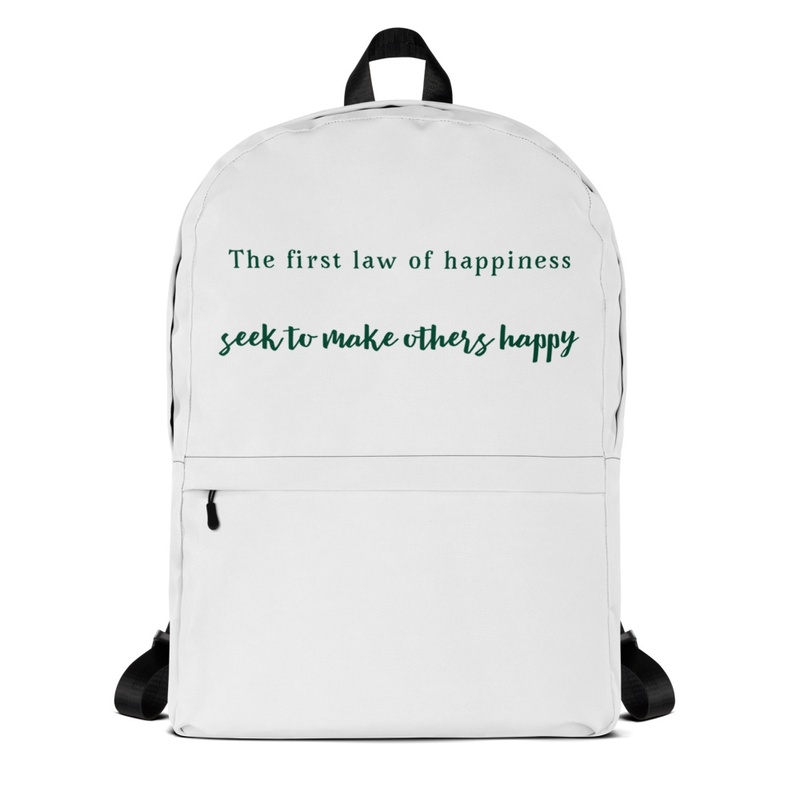 The first law of happiness