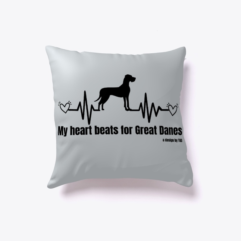 Dane heart beats.