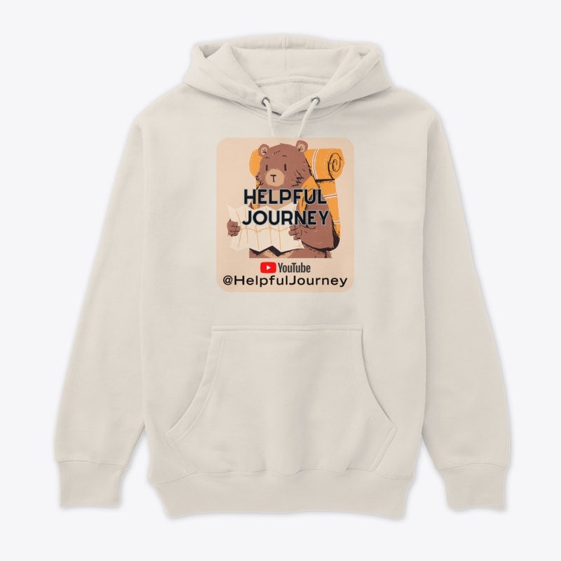 Helpful Journey Bear Pullover Hoodie