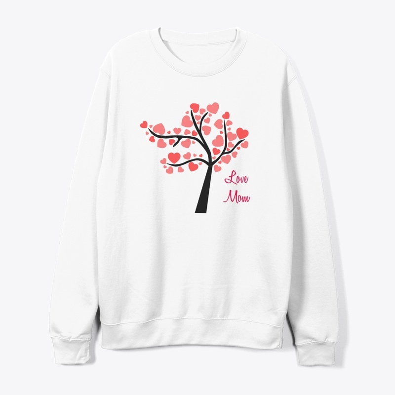 The heart in Tree leaf designed