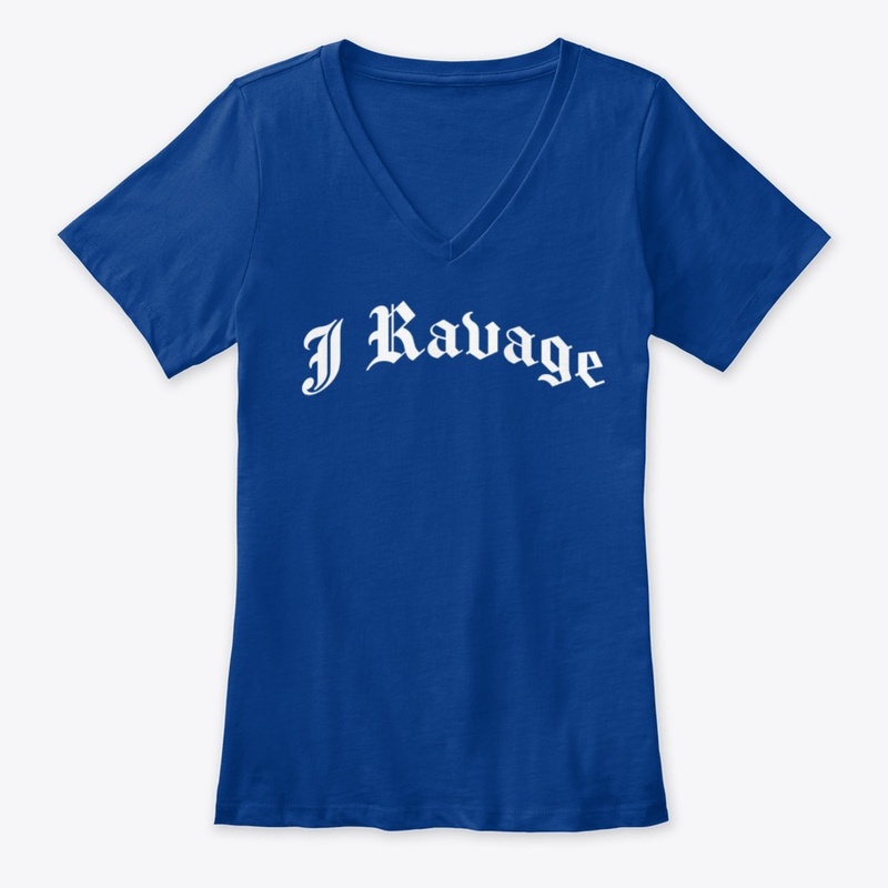 J Ravage Name Text White