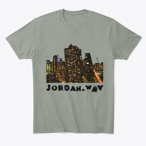Late Nite Collection Grey T-Shirt Front