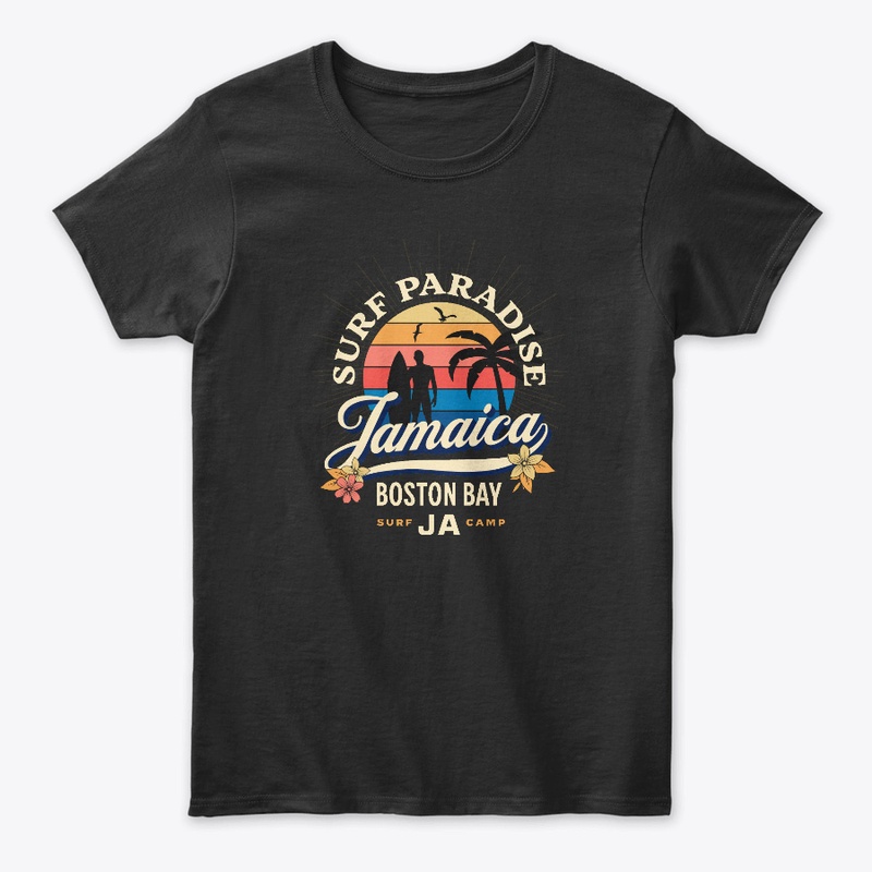 Surf Paradise Boston Bay Jamaica t-shirt