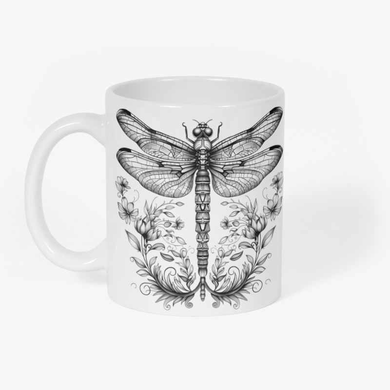 Butterfly sketch art t-shirt 