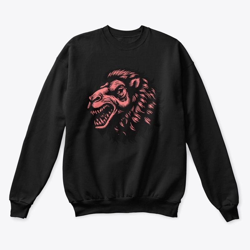 Fierce Angry Camel Art