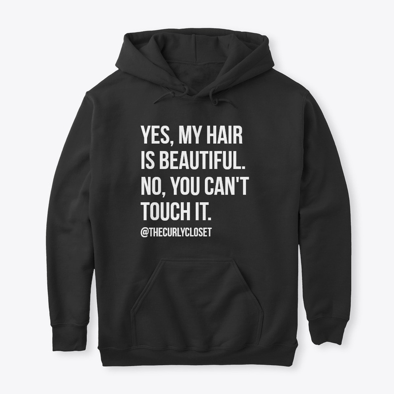 You can't touch my hair - black/purple