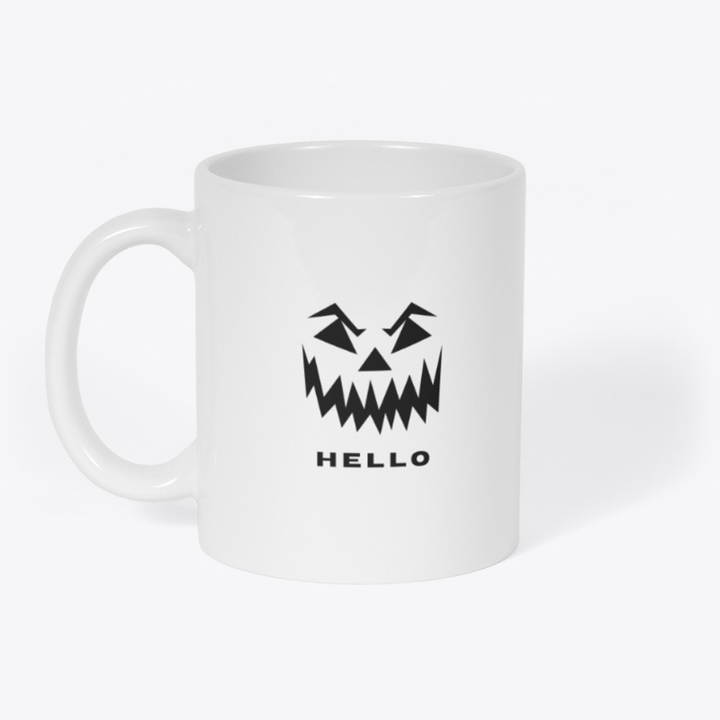 Mug with hello print 