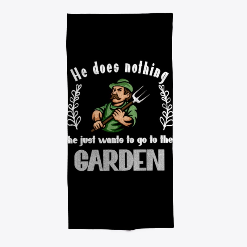 Gardener just wants to go to the garden.