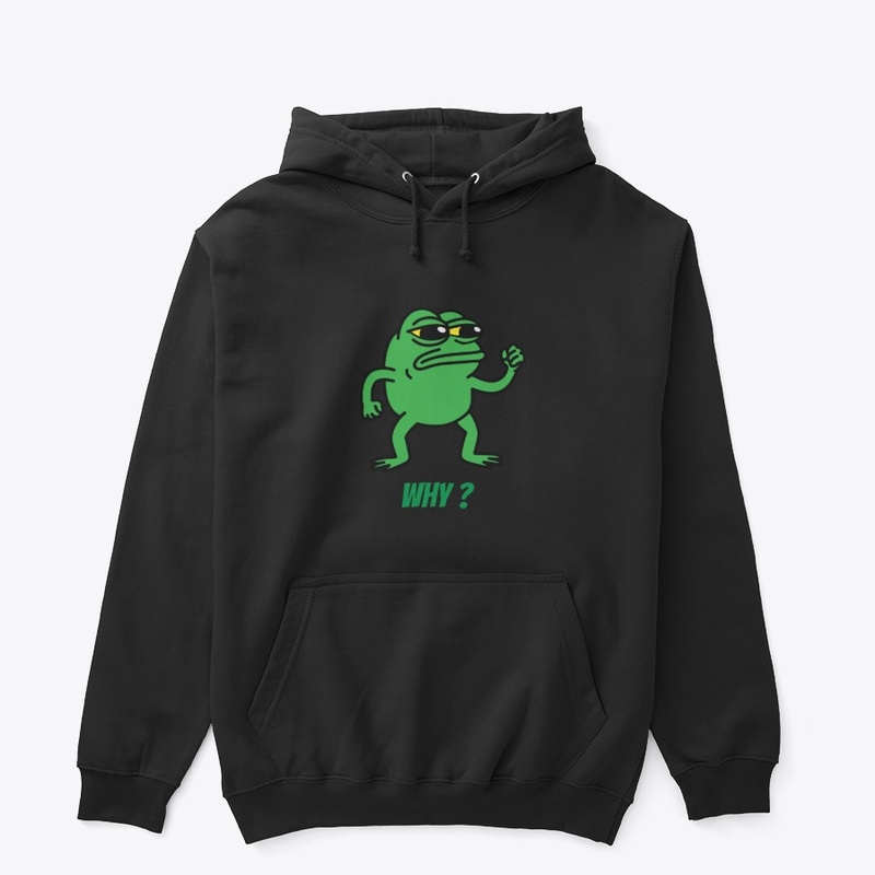 Green Frog Why Pose