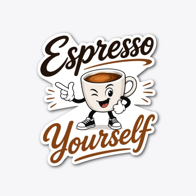 Espresso Yourself Cute Coffee Mug