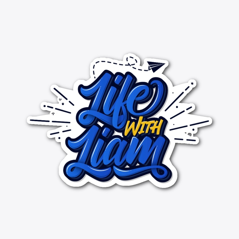 Life With Liam die cut sticker