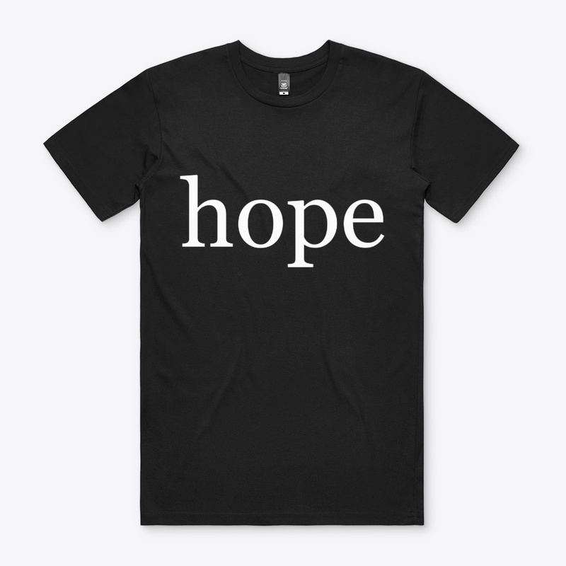 Hope in White Lettering