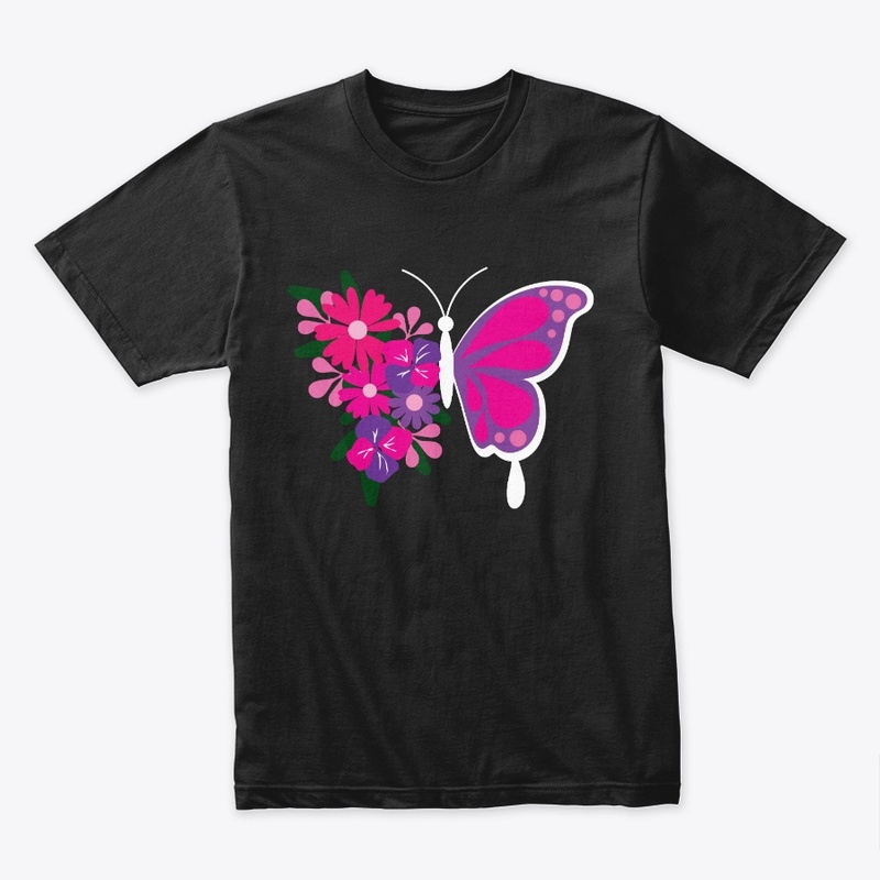 Butterfly & Flowers | Witchy Design 