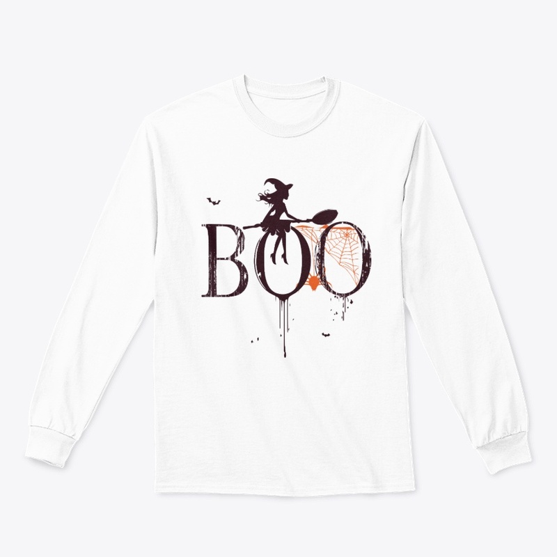 BOO & Happy Halloween Typography Dseign 