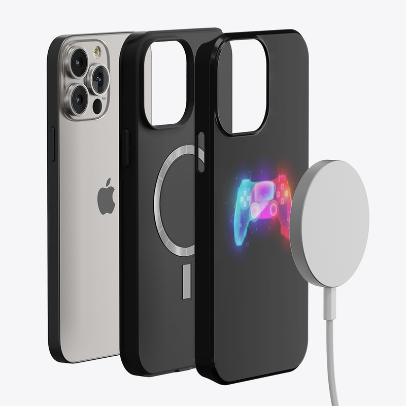PS4 Colourful Controller iPhone Case