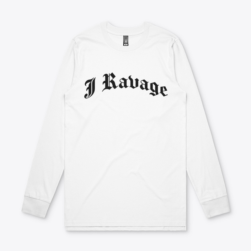 J Ravage Name Text Black