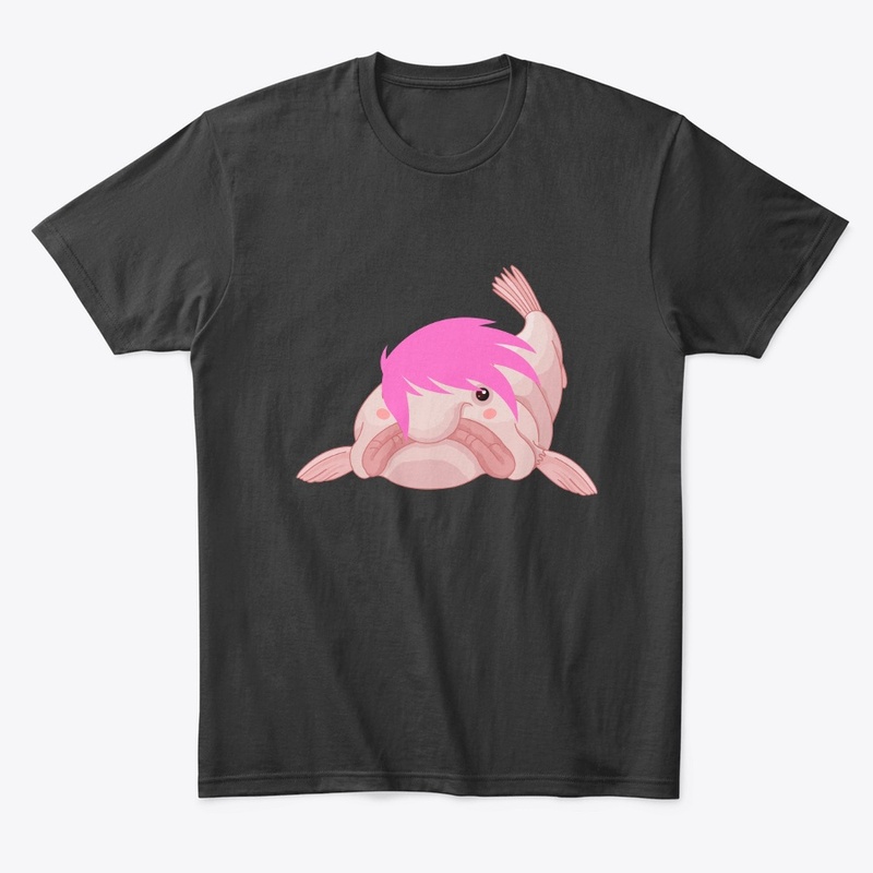Pink haired blob fish