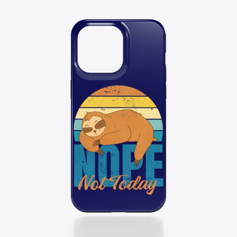 Sleeping Sloth, Retro Sunset