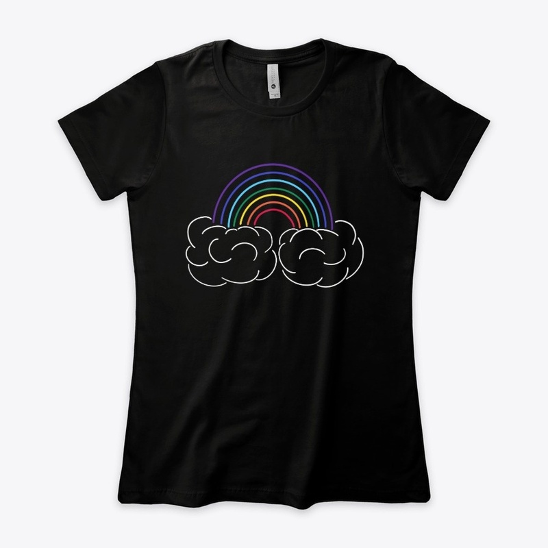 Rainbow and Puffy Clouds