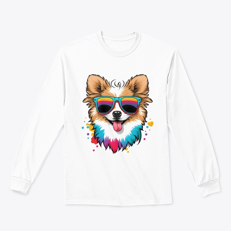 Illustrated dog design