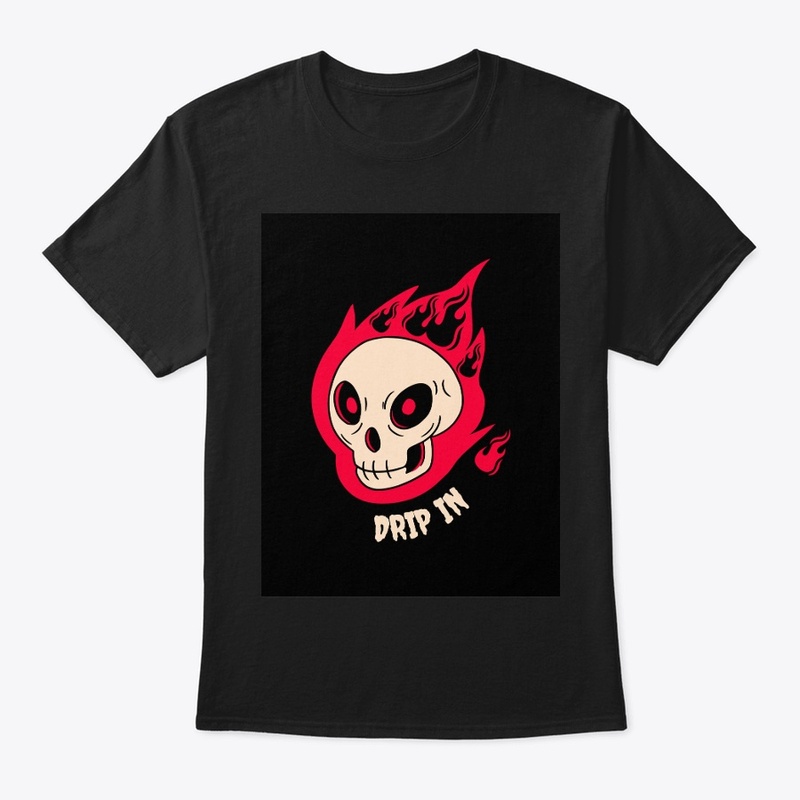 Skeleton fire drip into