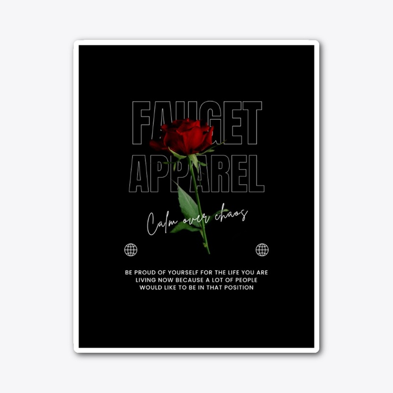 Fauget Apparel: Live Your Life T-shirt