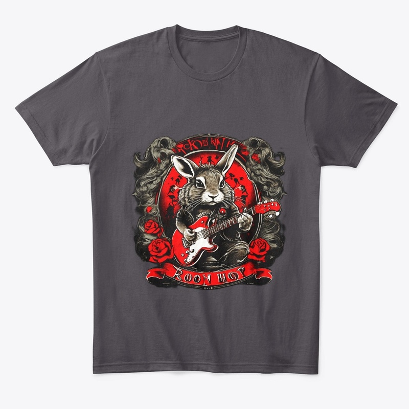 Rock N Roll Hop TShirt Design Tiger face