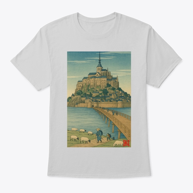 Mont Saint Michel - Utagawa Style