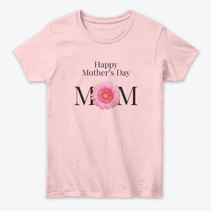 Happy Mother's Day MOM with flower