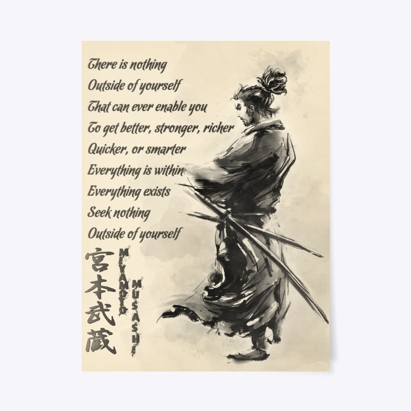 Samurai poster there is nothing outside