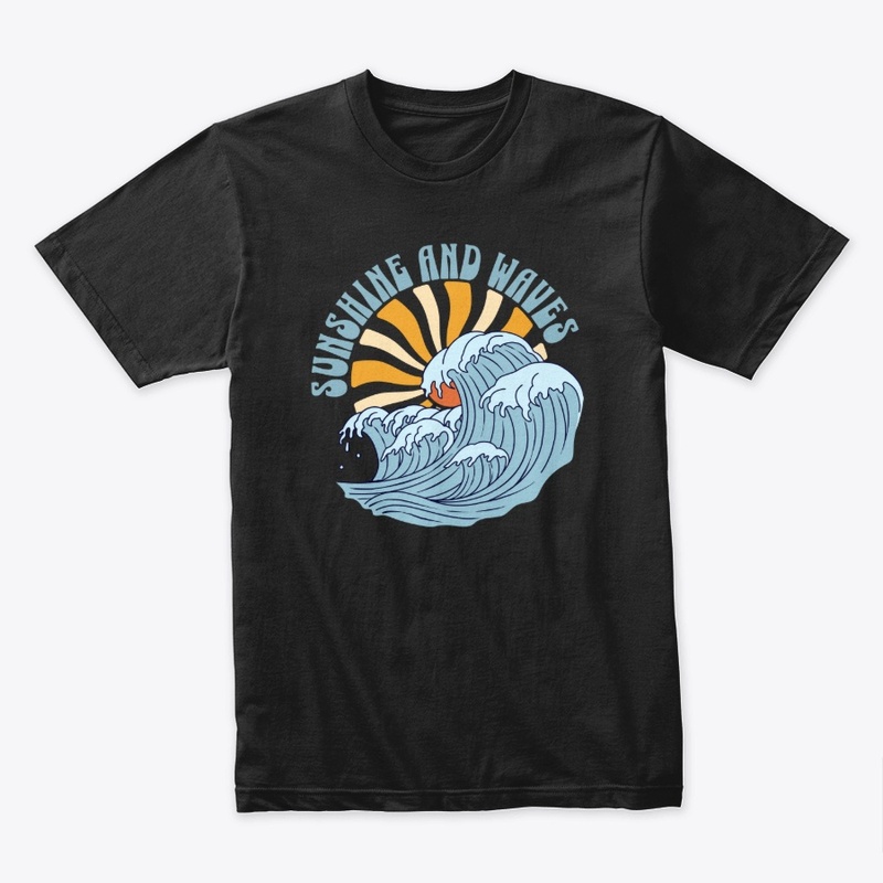 Sunshine and Waves Summer Tropical Merch