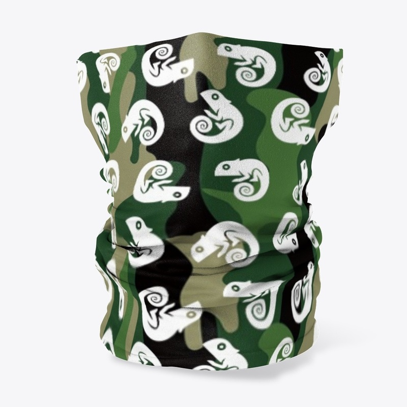 Chameleon Camouflage Neck Gaiter