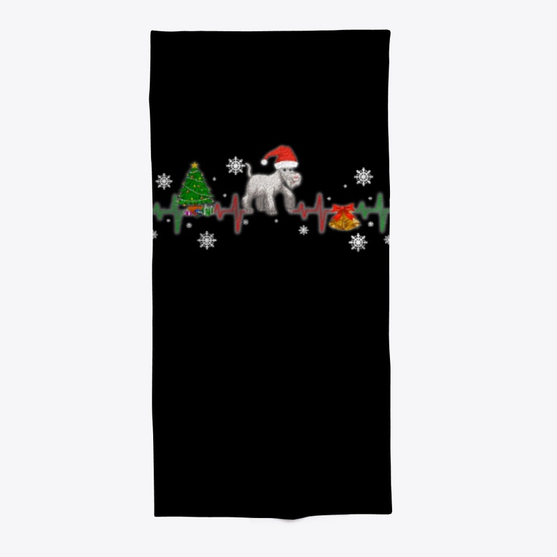 Giant Schnauzer Christmas Heartbeat Gift