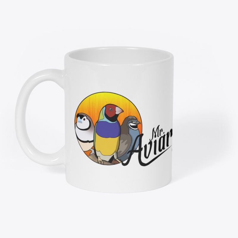 Mr. Aviary And Owl Finch Mug