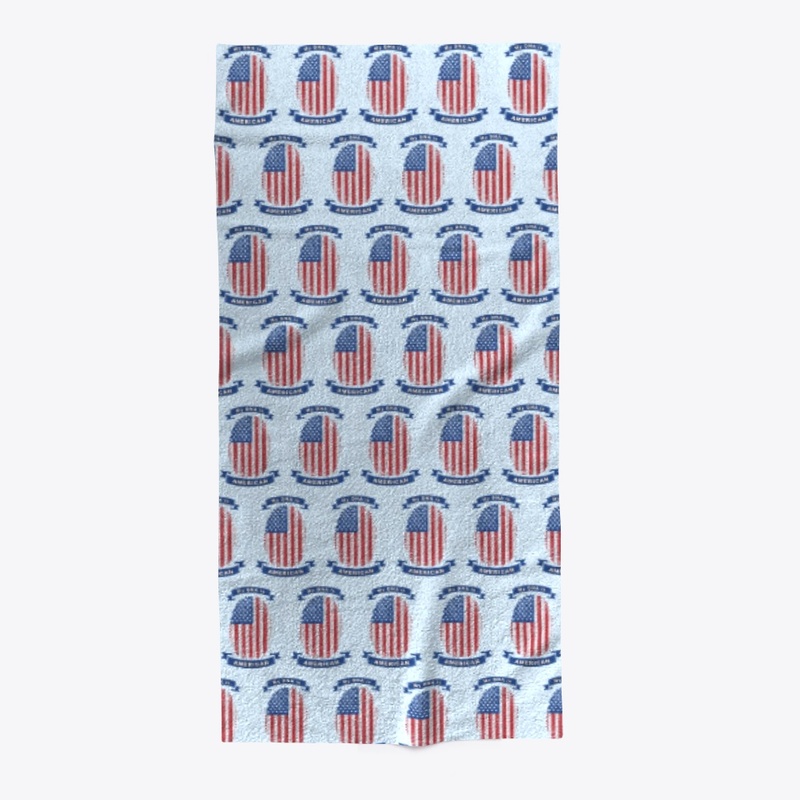 My DNA is American Flag Fingerprint 