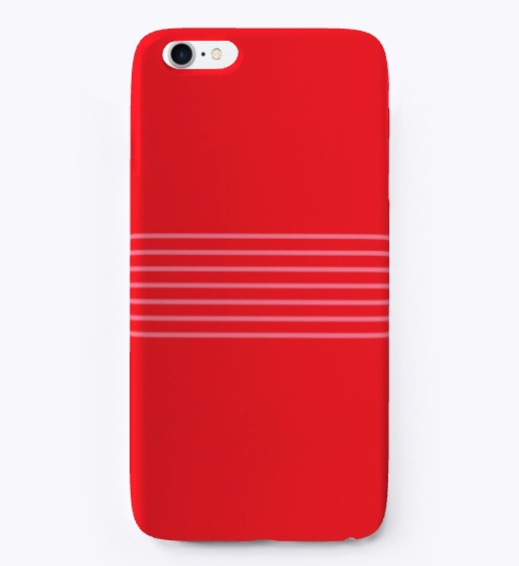 Pink Stripes On Red