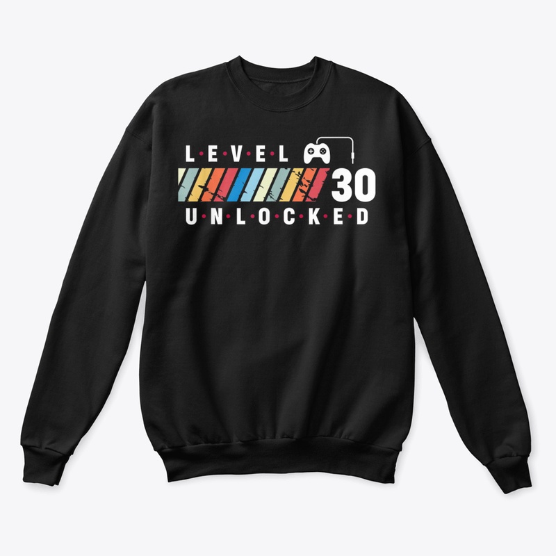 Level 30 Unlocked 30 Year Old Video Game