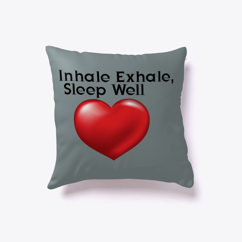 Inhale Exhale, Sleep Well pillow