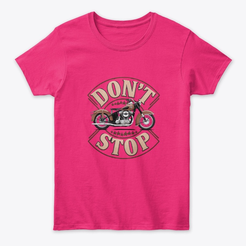 Don't Stop Bike Graphic T-shirt Design