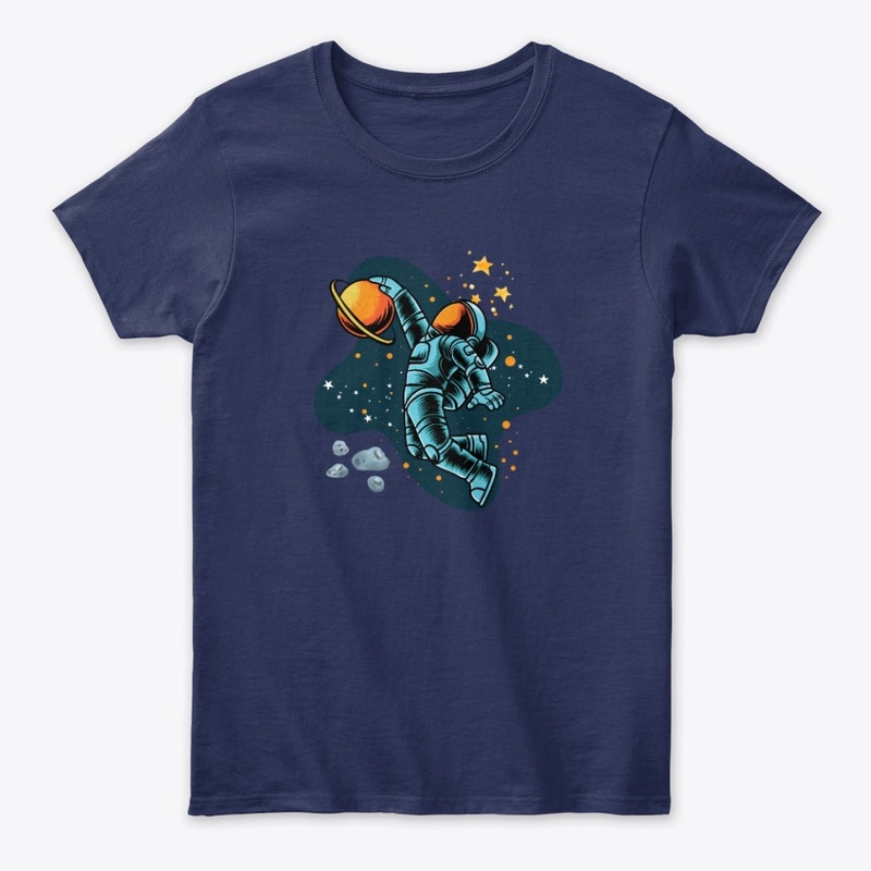 Astronaut Galaxy Basketball 