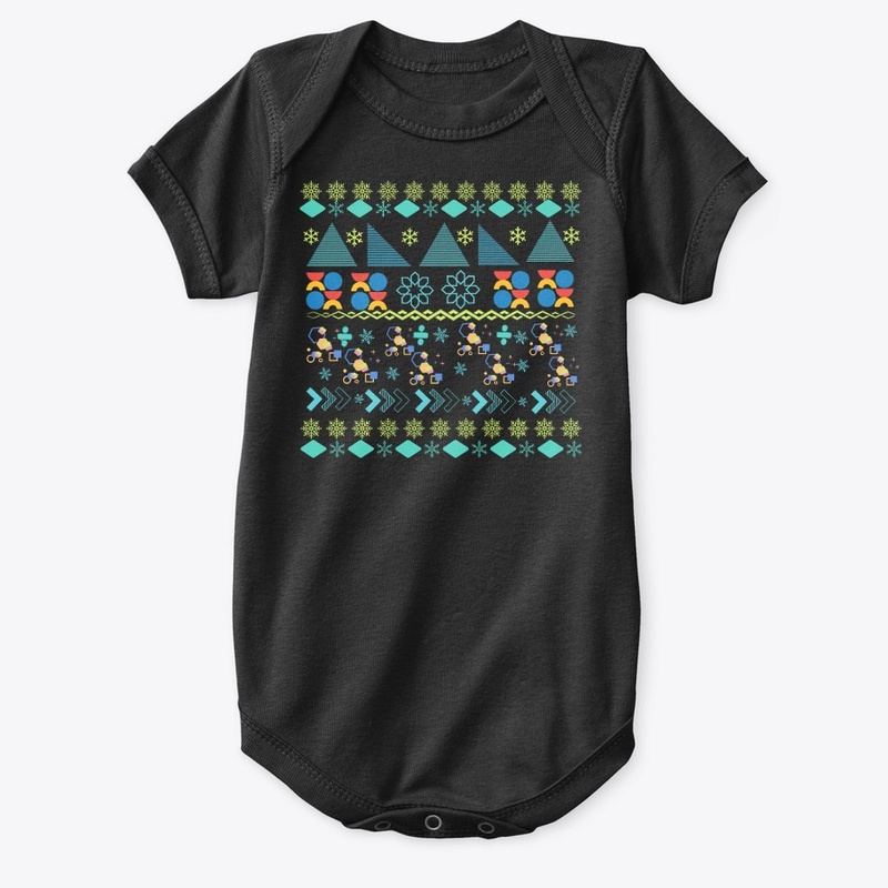 Geometric Ugly Sweater Christmas Pattern