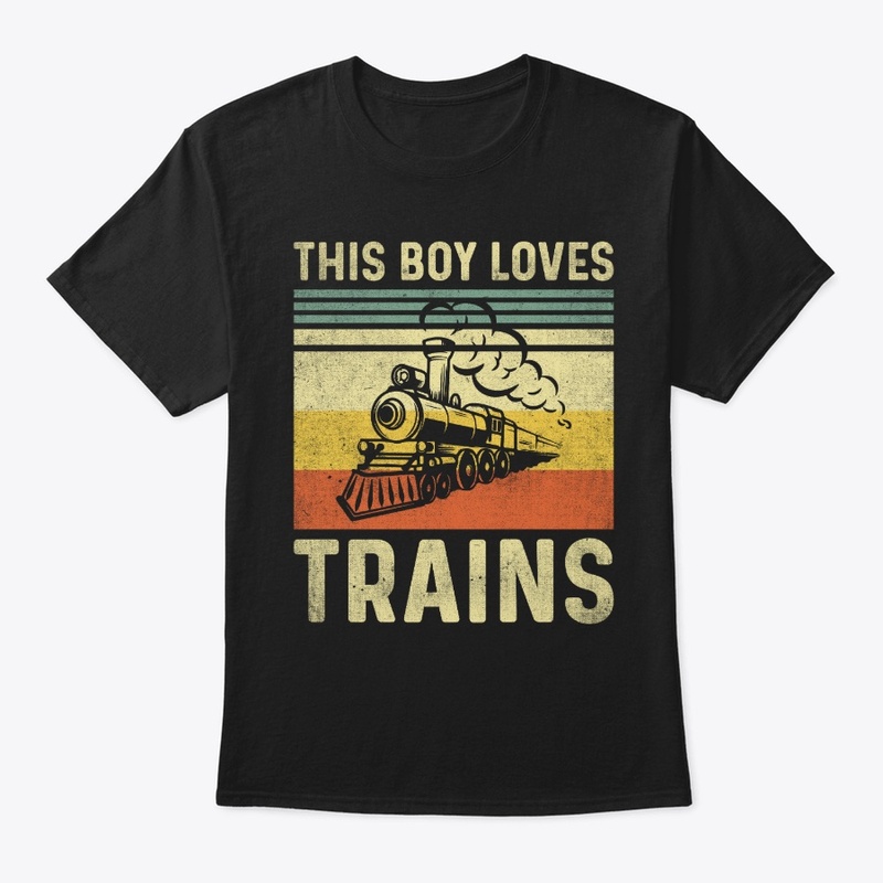 This Boy Loves Trains - Steam Locomotive