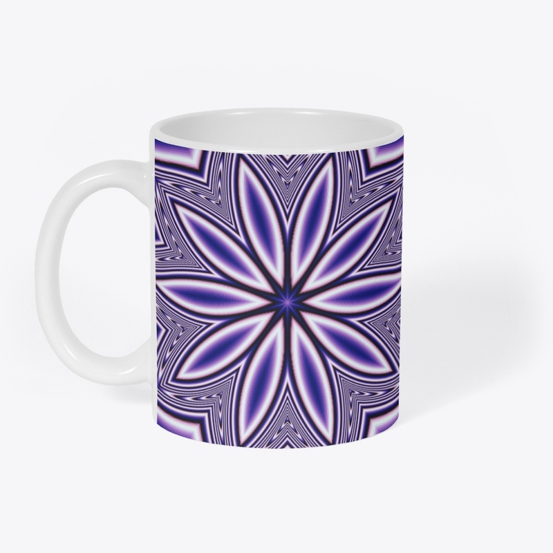 Blue Fractal Flower
