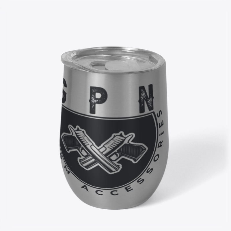 SPN Firearms Logo Wine Tumbler