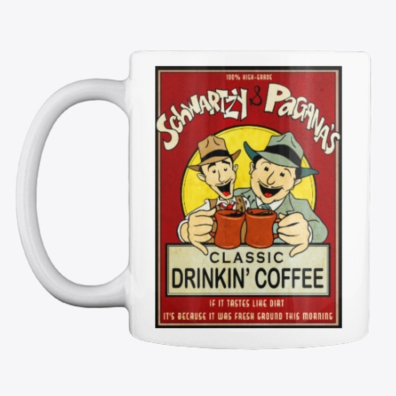 Schwartzy & Pagana's Classic Coffee Logo