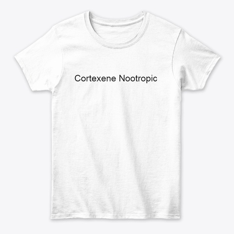 Cortexene Nootropic Brain Health  White T-Shirt Front