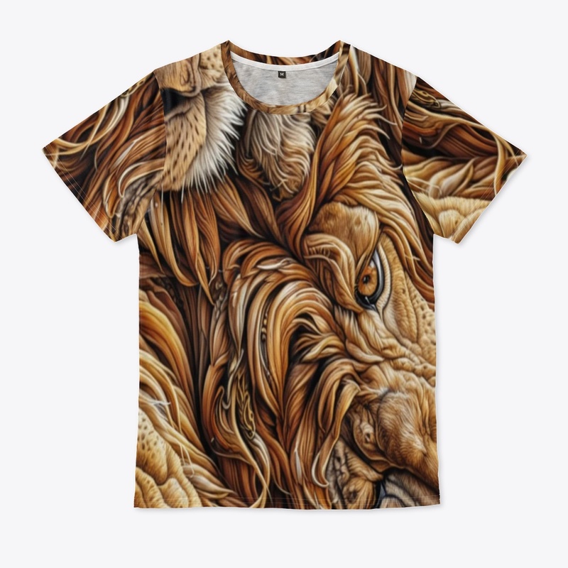 Majestic Lion Tee  Bold and Fearless 